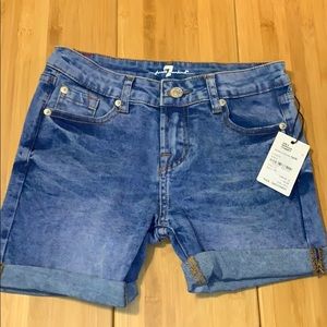 7 jeans. Denim shorts